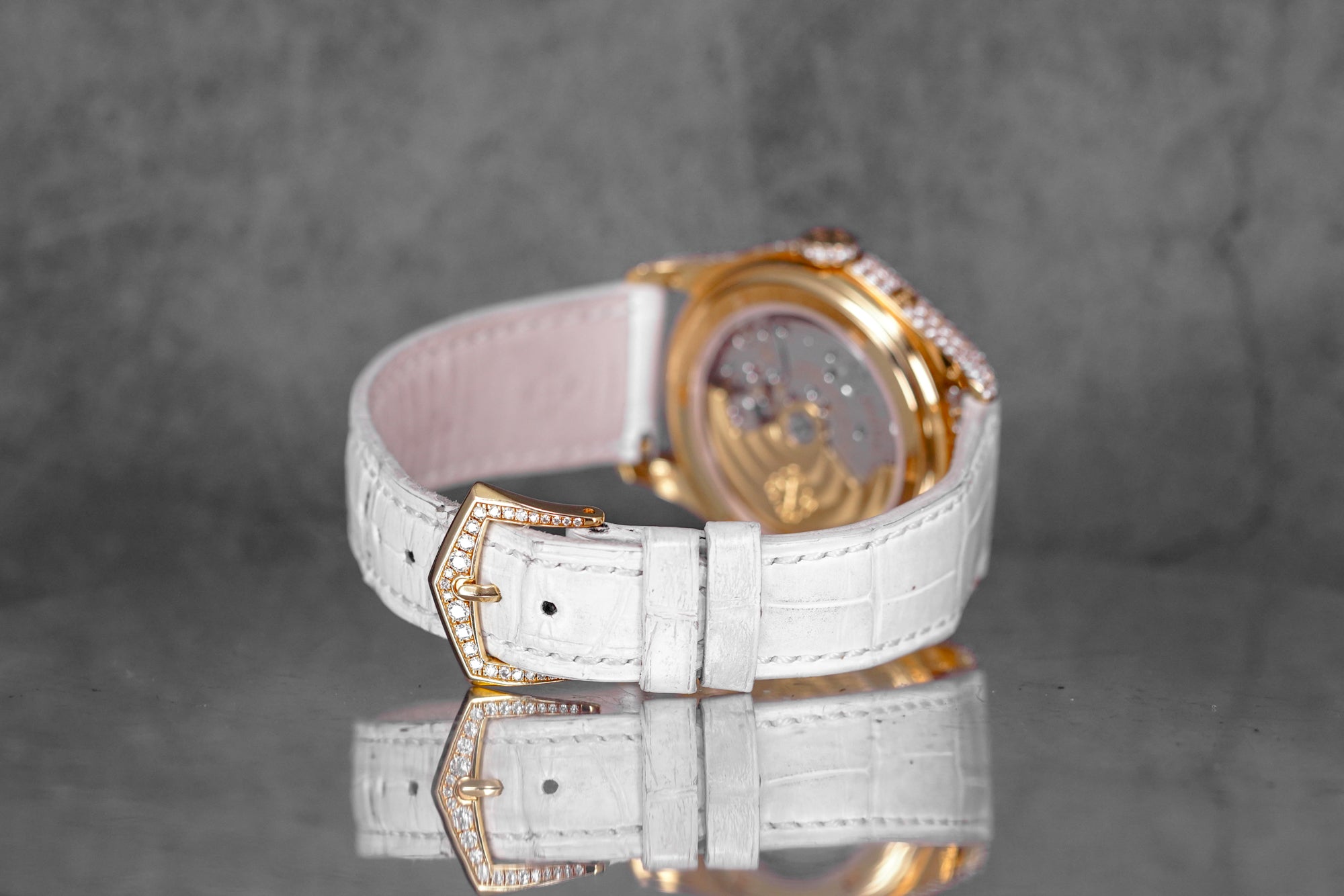 4937r PATEK PHILIPPE COMPLICATIONS 4937R ROSEGOLD DIAMONDS ANNUAL CALENDAR ...